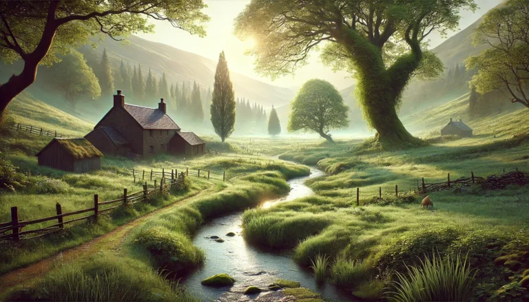 DALL·E 2024-07-04 09.56.37 - A serene and detailed agricultural landscape showcasing fragile and internal areas, emphasizing the delicate balance of nature and human activity